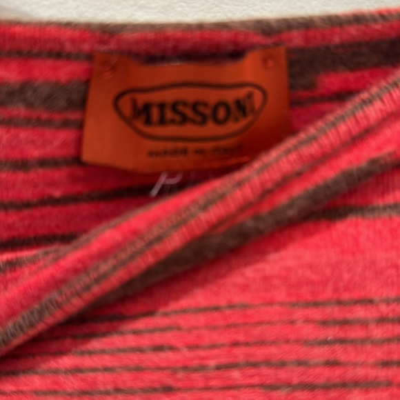 Missoni vintage red and brown skirt * no size tag but fits like a medium - Picture 4 of 5